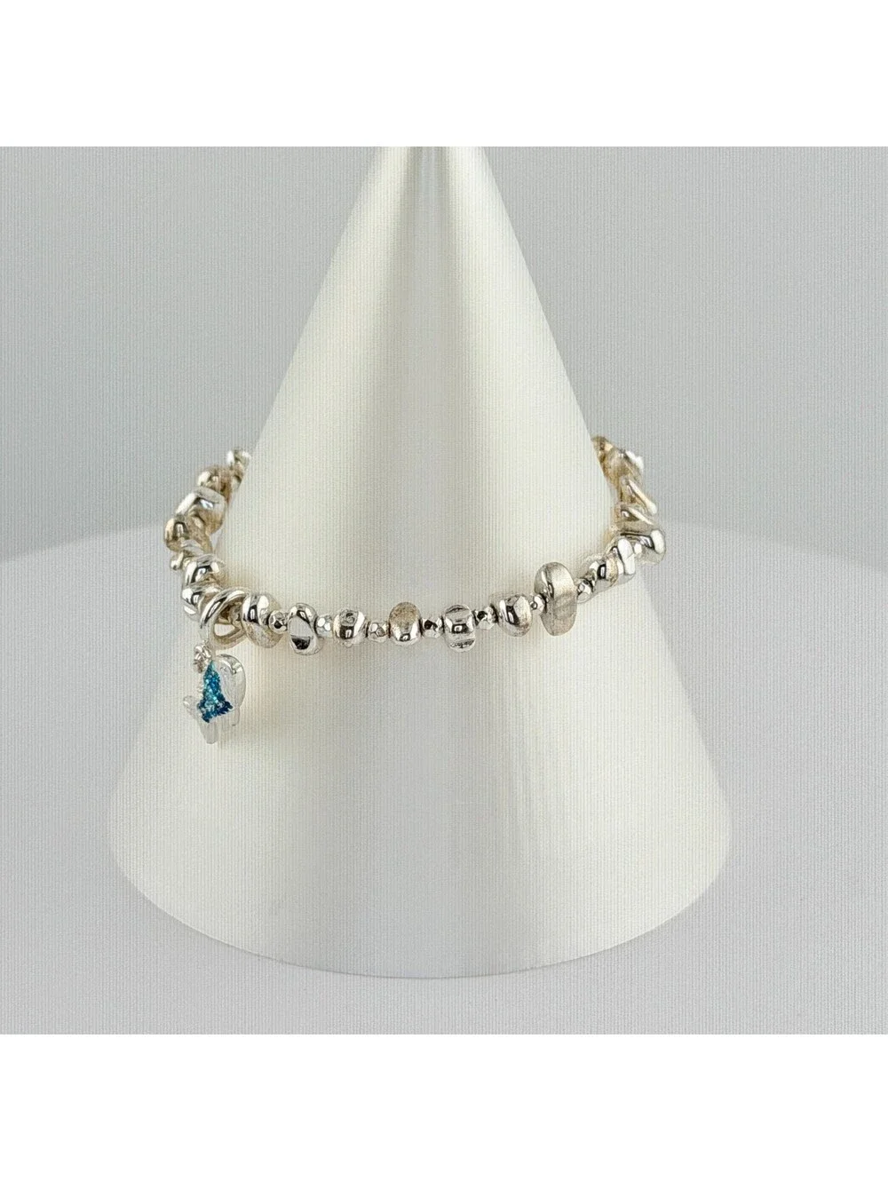 Bomb Party Single Stack Bracelet - on Silver Plating #119